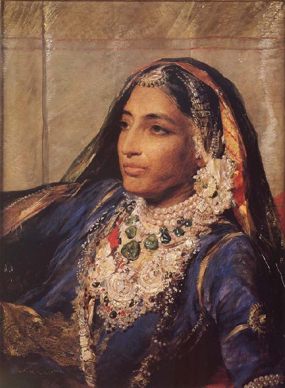 George Richmond Maharani Chund Kowr alias Rani Jindan china oil painting image